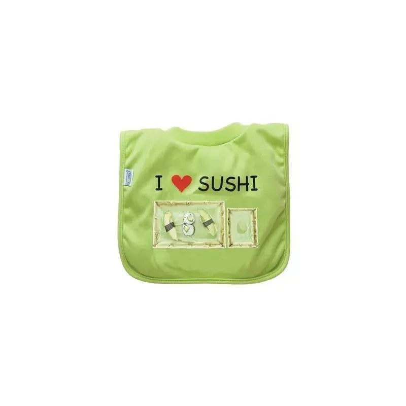 Green Sprouts Pull-Over Food Bib, I Love Sushi