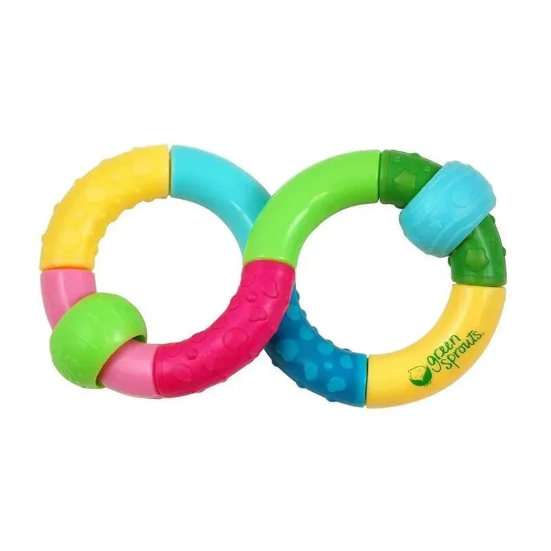 I-play Green Sprouts Infinity Rattle, Multicolor