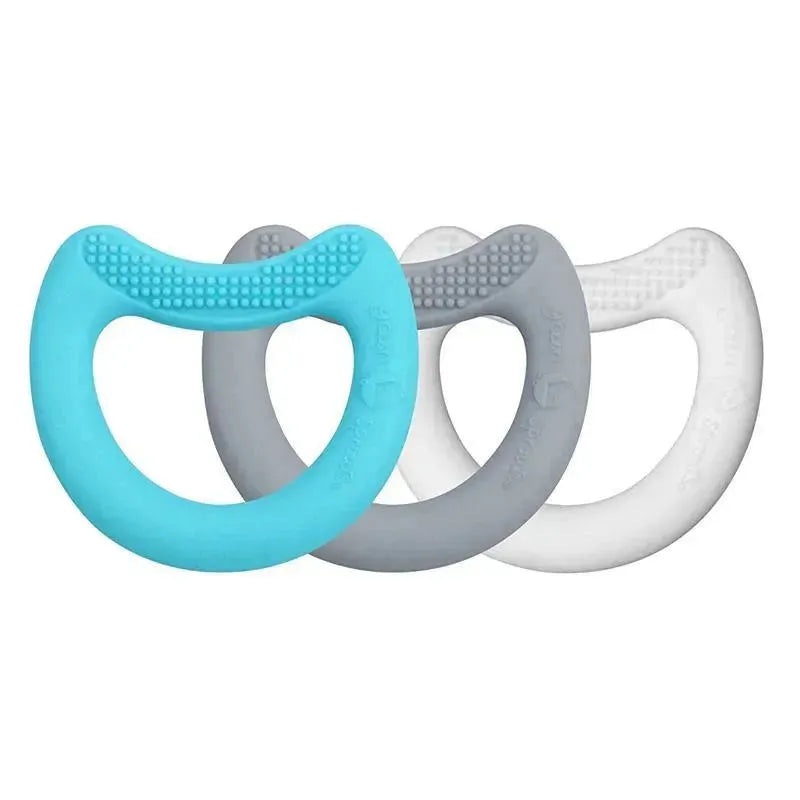 Iplay – First Teethers Made From Silicone (3Pk), Aqua Set 3 Mo+