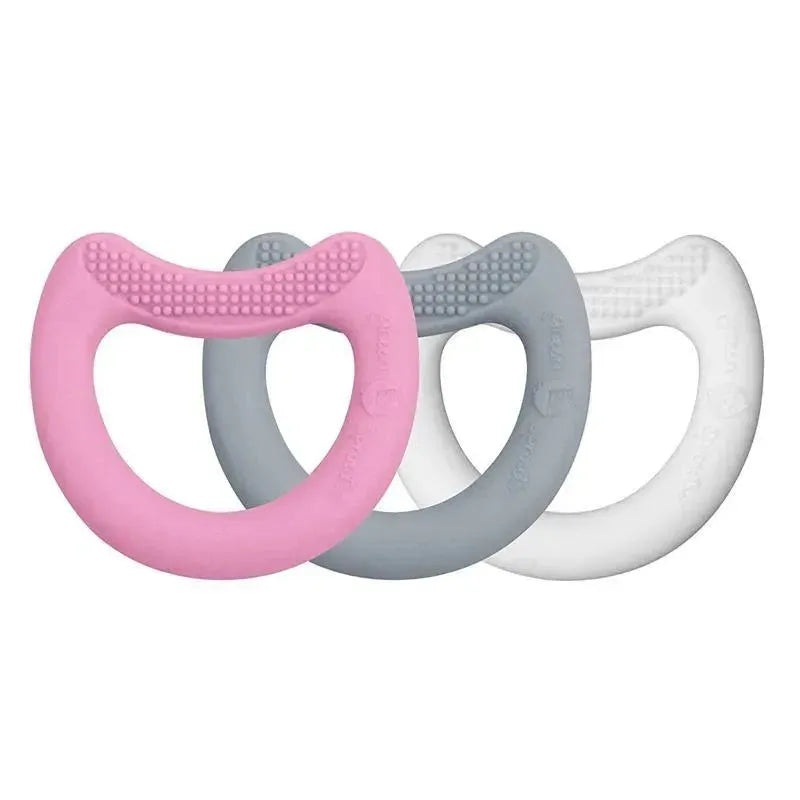 Iplay – First Teethers Made From Silicone (3Pk), Pink Set 3 Mo+