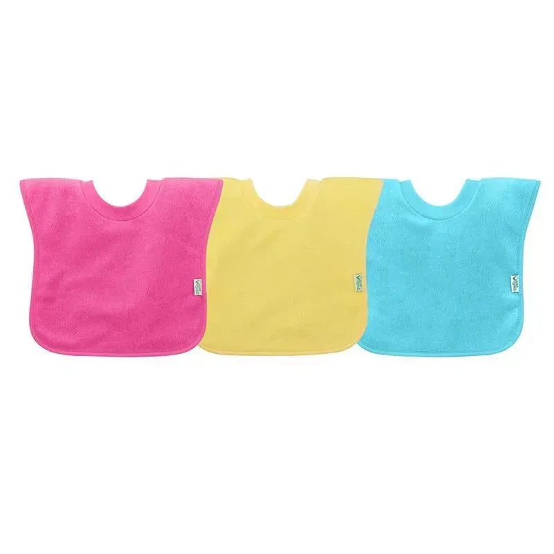 Iplay Pull-Over Stay-Dry Bibs (3Pk) – Pink Set