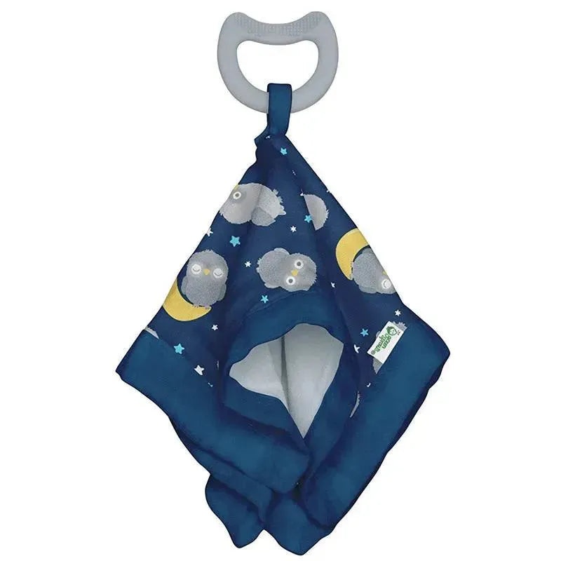 Iplay – Snuggle Blankie Teether, Blue Owl 0/12 Months