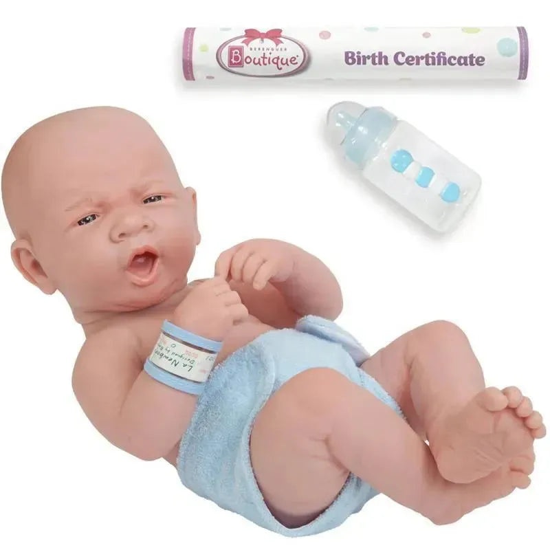 Jc Toys La Newborn 14 All Vinyl First Yawn Real Boy