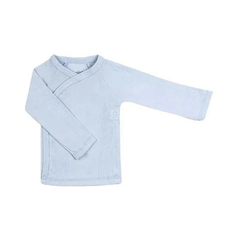 Kushies Long-Sleeve Wrap Tee – Blue