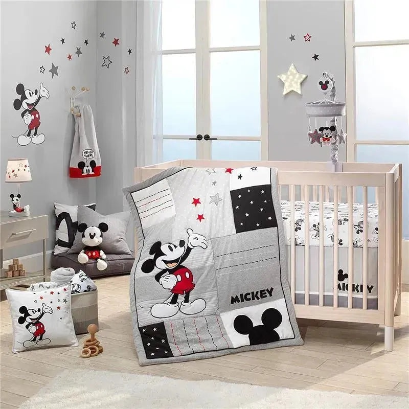 Lambs & Ivy – 3Pk Disney Baby Magical Mickey Mouse Crib Bedding Set