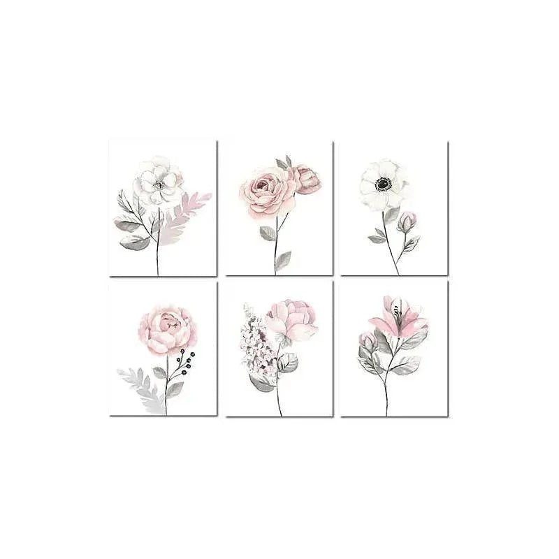 Lambs & Ivy Unframed Wall Art – Water Color Floral