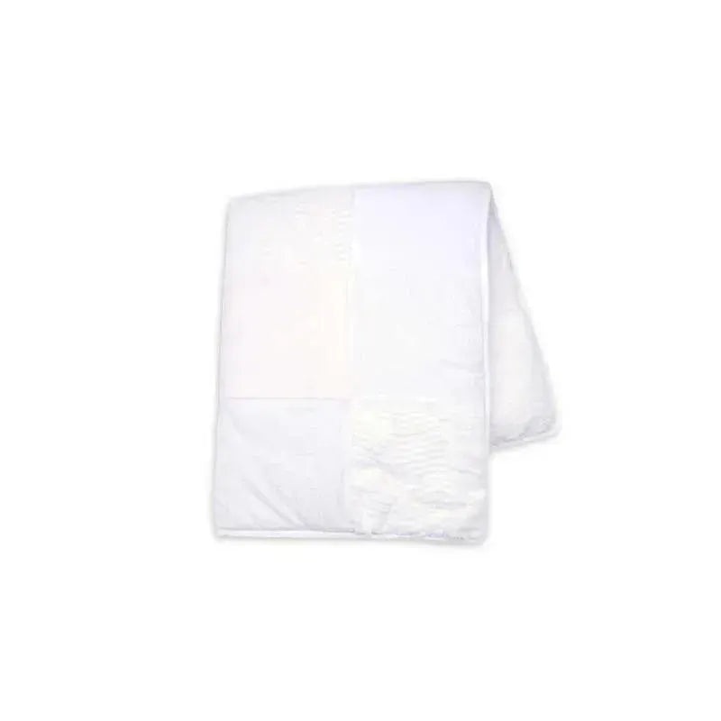 Lambs & Ivy White Patchwork Quilt