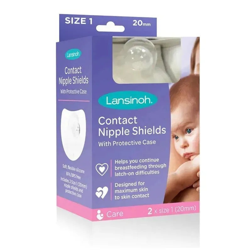 Lansinoh – 2Pk Contact Nipple Shield 20mm