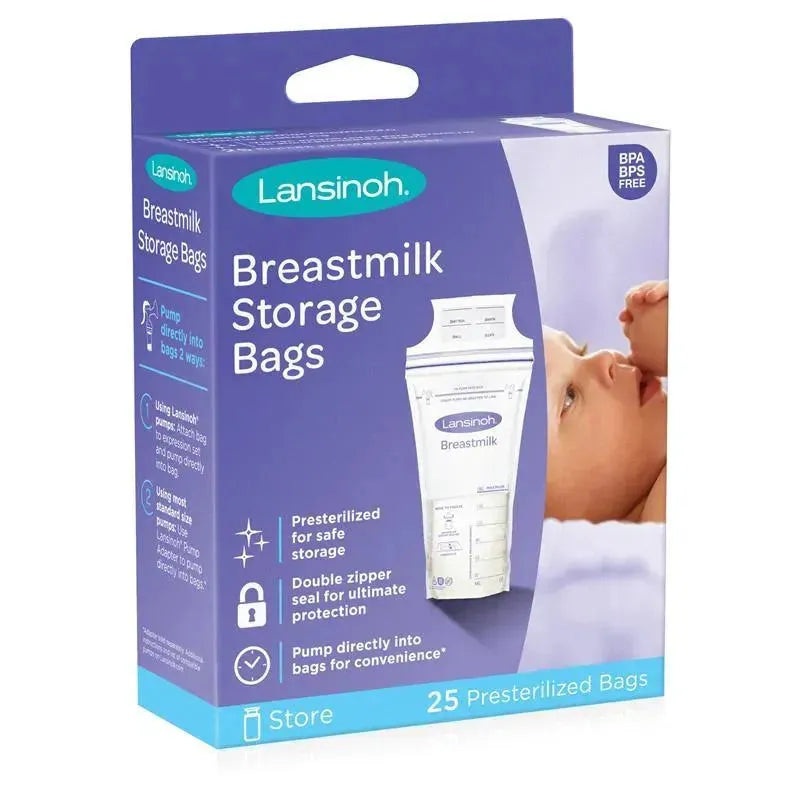 Lansinoh – Milk Storage Bag, 25Ct