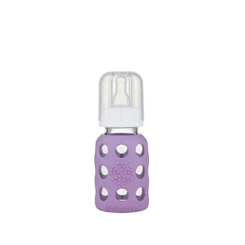 Lifefactory Glass Baby Bottle, Lavender