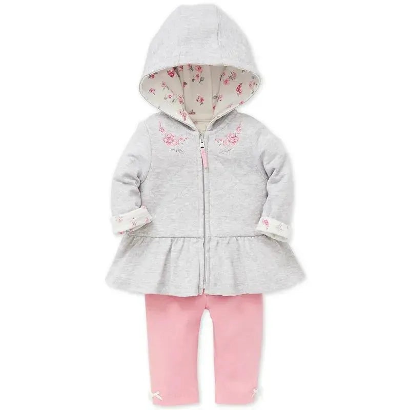 Little Me Bountiful Jacket Set – Pink