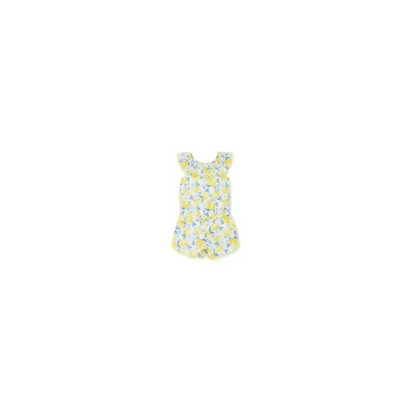 Little Me Lemon Woven Romper – Yellow