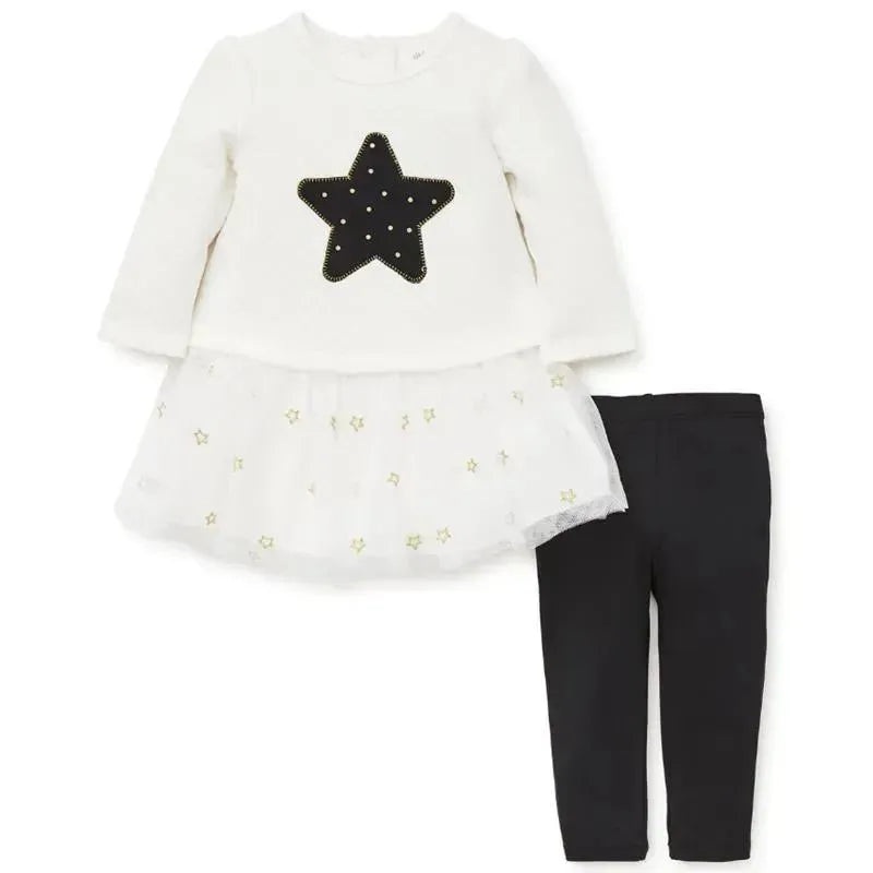 Little Me Star Tutu Play Set White/Black