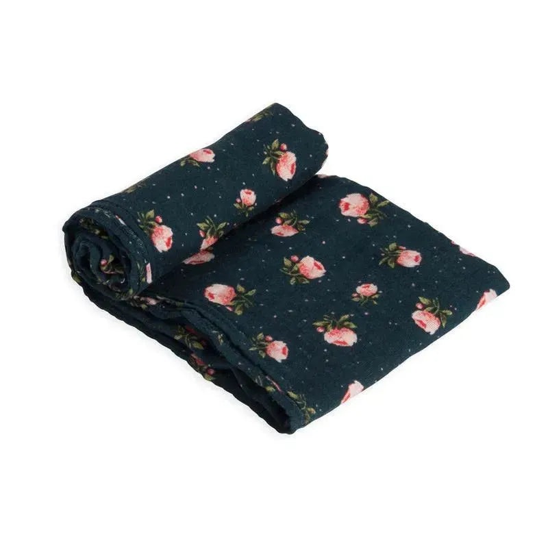 Little Unicorn Cotton Muslin Swaddle Single – Midnight Rose