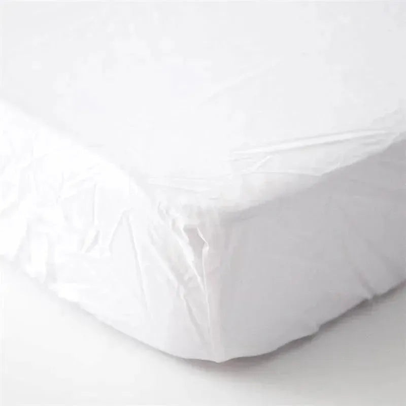 Little Unicorn Percale Crib Sheet – White