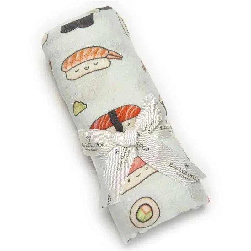 Loulou Lollipop – Sushi Swaddle Blanket, 1 PK