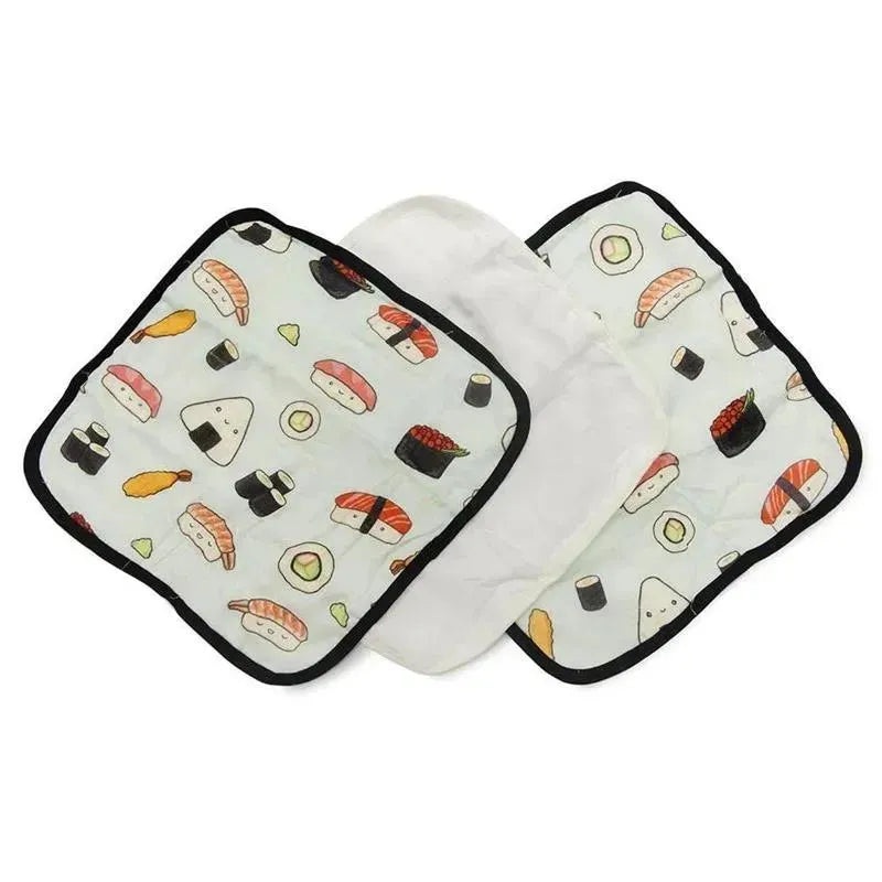 Loulou Lollipop – Sushi Wash Cloth Set