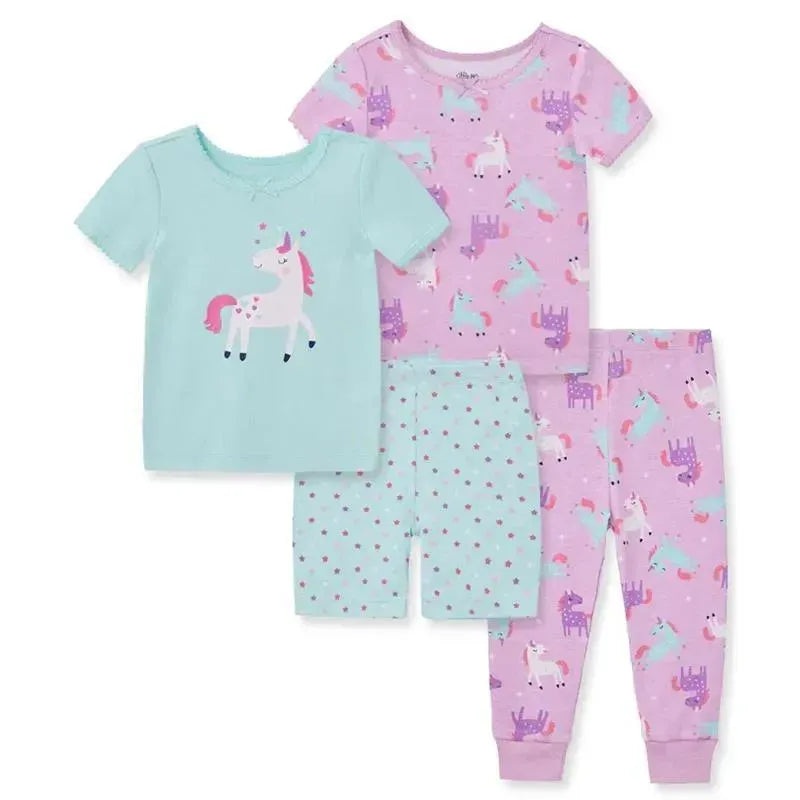 Little Me – 4Pk Baby Girl Unicorn Pj Lavender