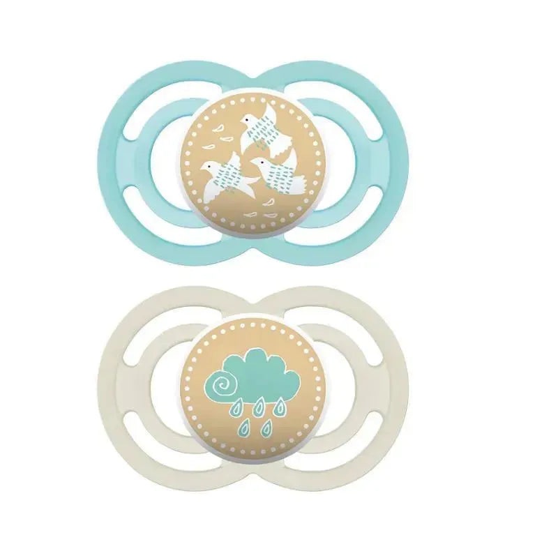 MAM 2-Pack Perfect Pacifier 6M+ – Yellow/Green