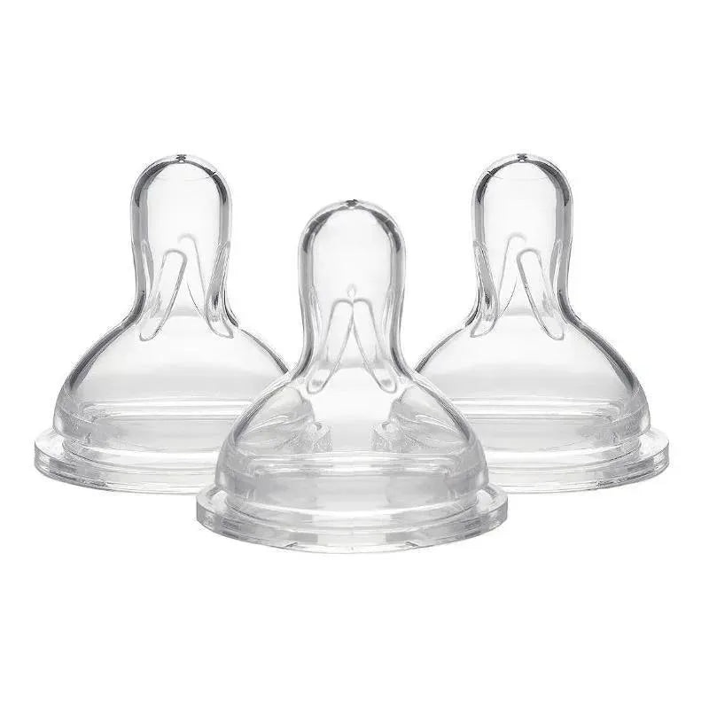 Medela – 3Pk Medium Flow Nipples with Wide Base