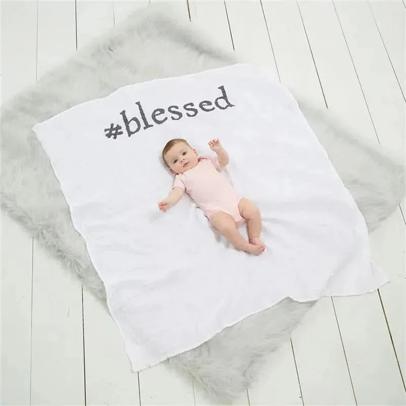 Mud Pie – Blessed Announcement Blanket
