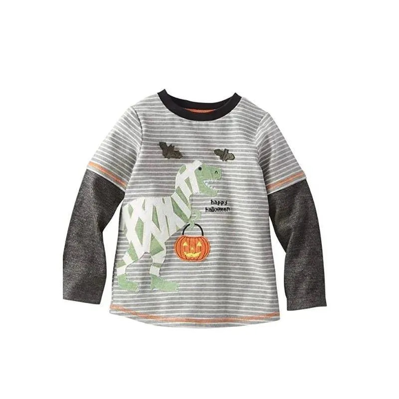 Mud Pie – Dino Mummy HalloweenTshirt