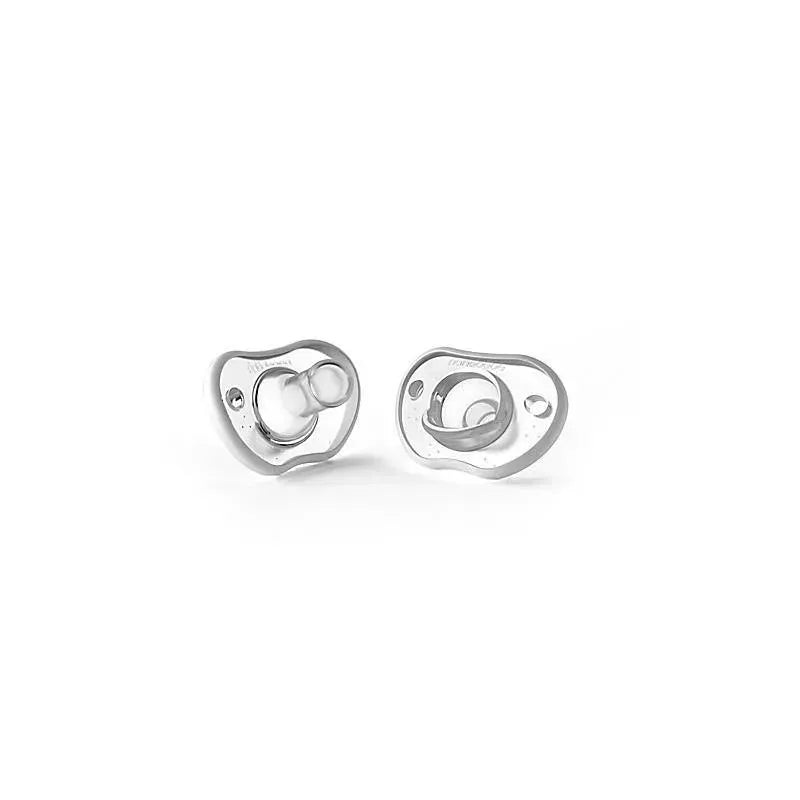 NanoBebe 2-Pack Flexy Pacifiers, White