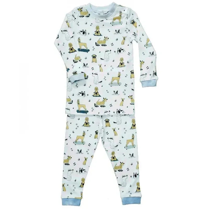 Noomie – Two Pieces PJs, Blue Dogs