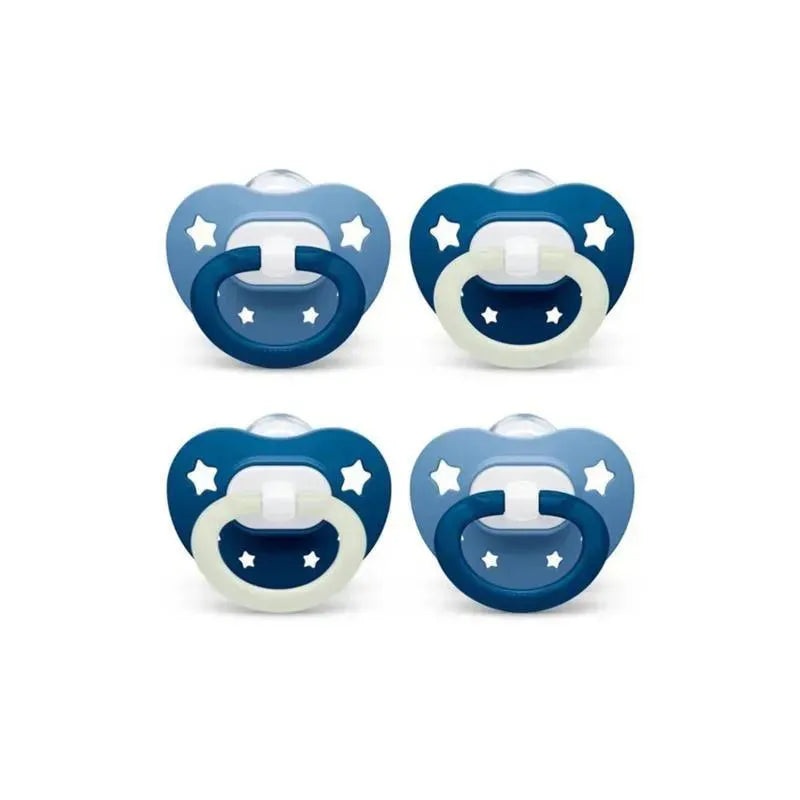 Nuk Baby Glow-in-the-Dark Pacifier 6-18 Months, 2Pk