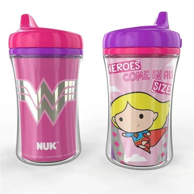 Nuk – Justice League Insulated Hard Spout Sippy Cup 9 Oz 2 Pk, Girl