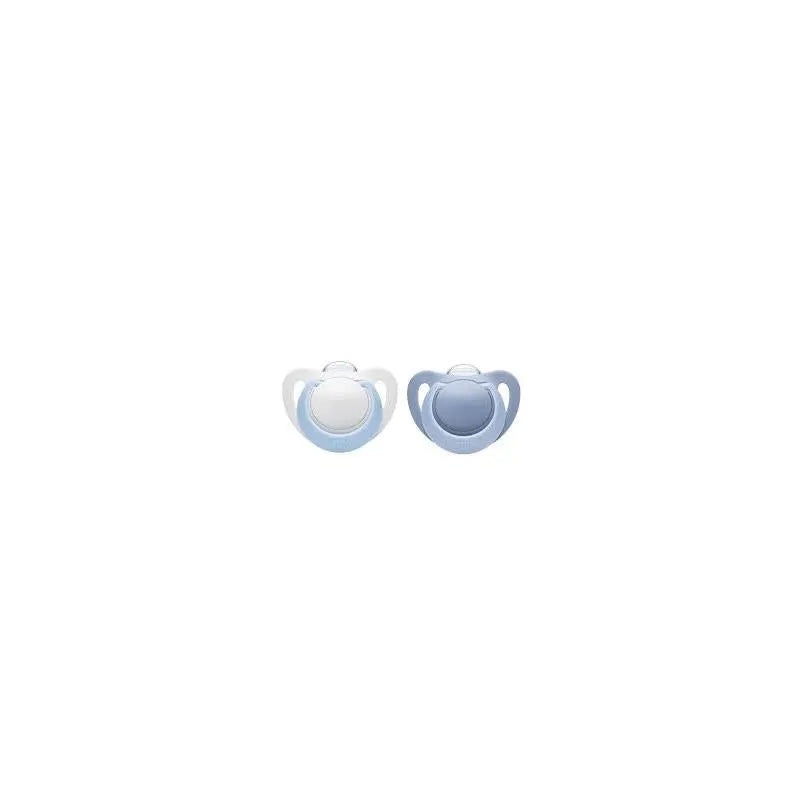 NUK Newborn Boy OR Girl (Blue or Pink) Orthodontic Pacifiers,0-2 M.