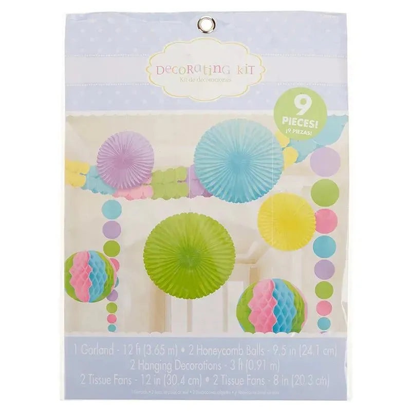Amscan Vibrant Unisex Party Decorating Kit, Multi