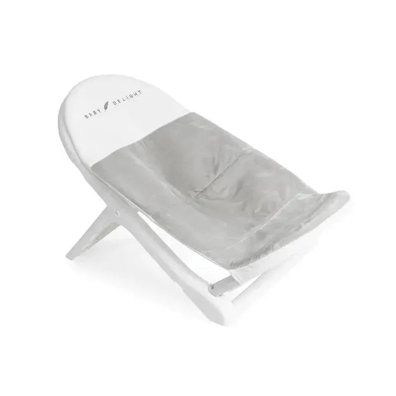 Baby Delight – Cushy Nest Cloud Premium Organic Infant Bather, White/Grey