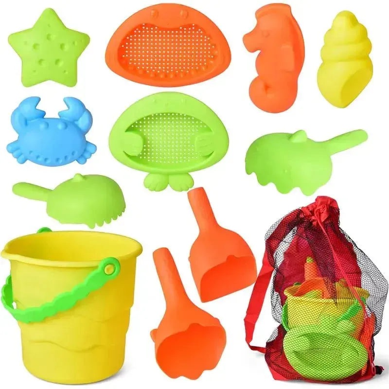 Fun Little Toys – 10Pcs Beach Sand Toys Set