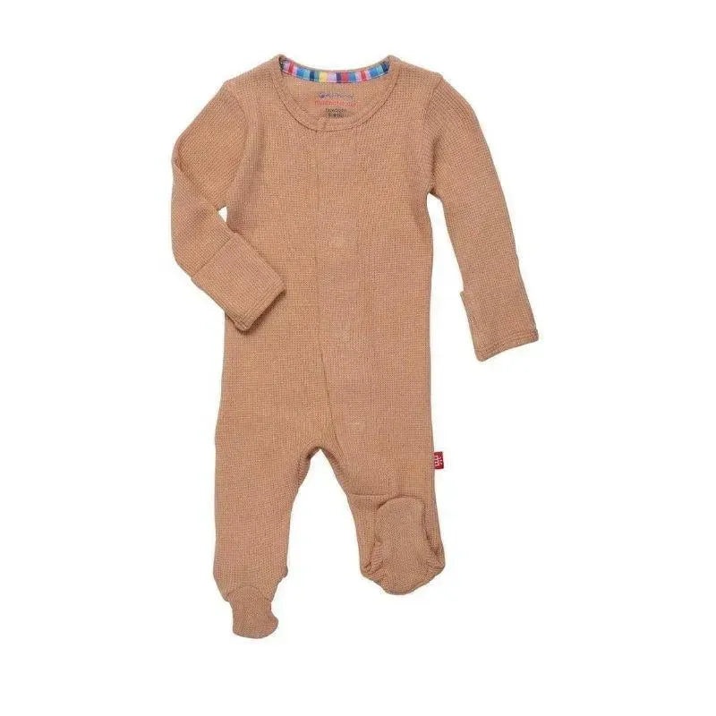 Magnetic Me – Doe Waffle Baby Organic Footie