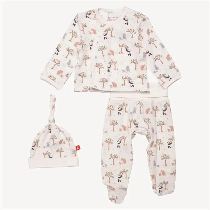 Magnetic Me – Take Me Home Set Family Tree Kimono Set, Newborn