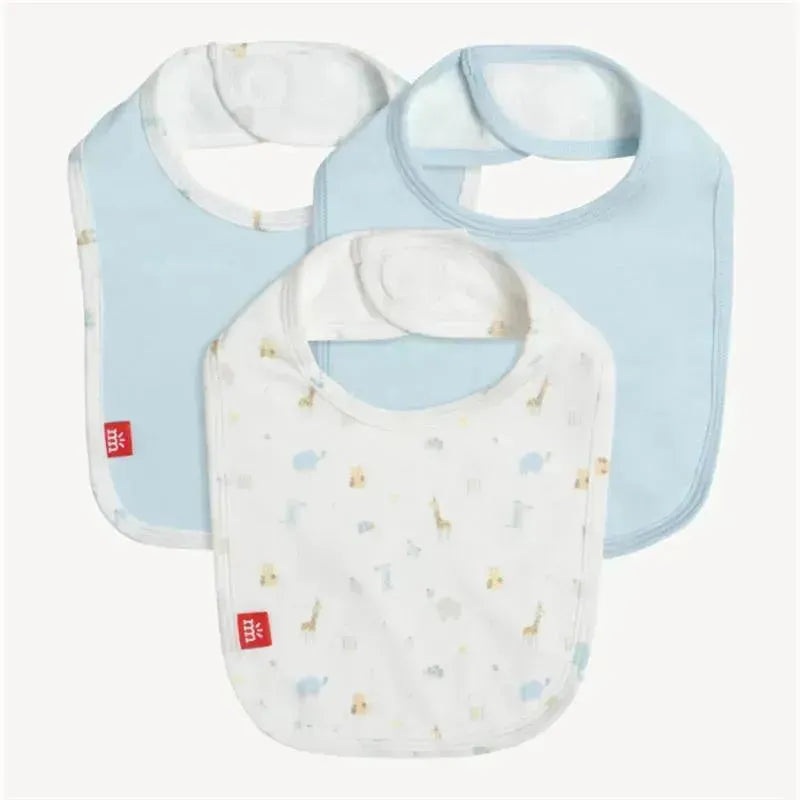 Magnificent Baby – 3Pk Blue Little Bitty Pretty One Bib