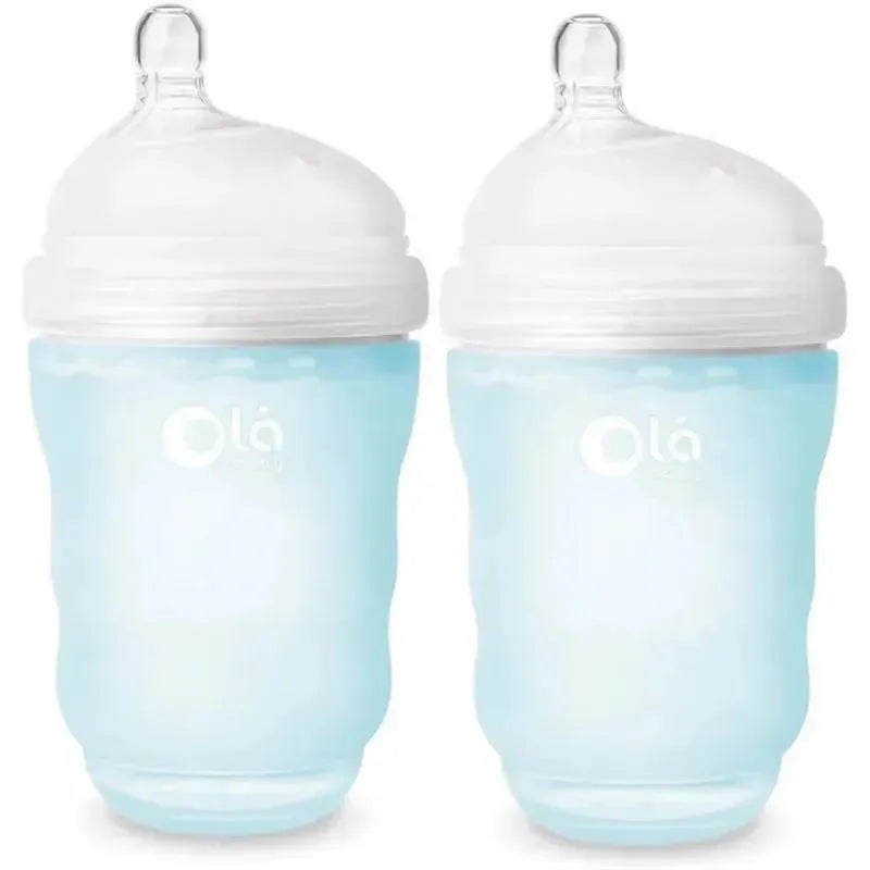 Ola Baby – 8Oz 2Pk Baby Boy Gentle Bottle, Sky