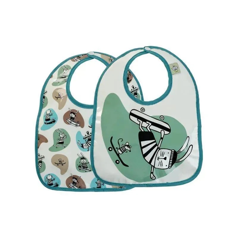 Ore’ Originals Ryder the Rabbit Mini Bib Gift Set, 2-Pack