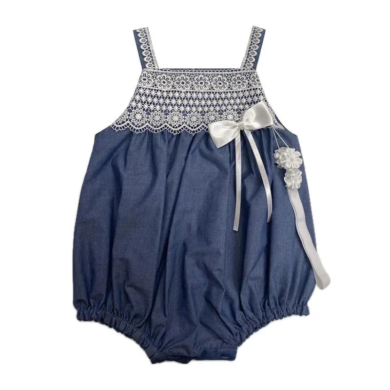 Will’ Beth – Lace Denim Bubble W Bow