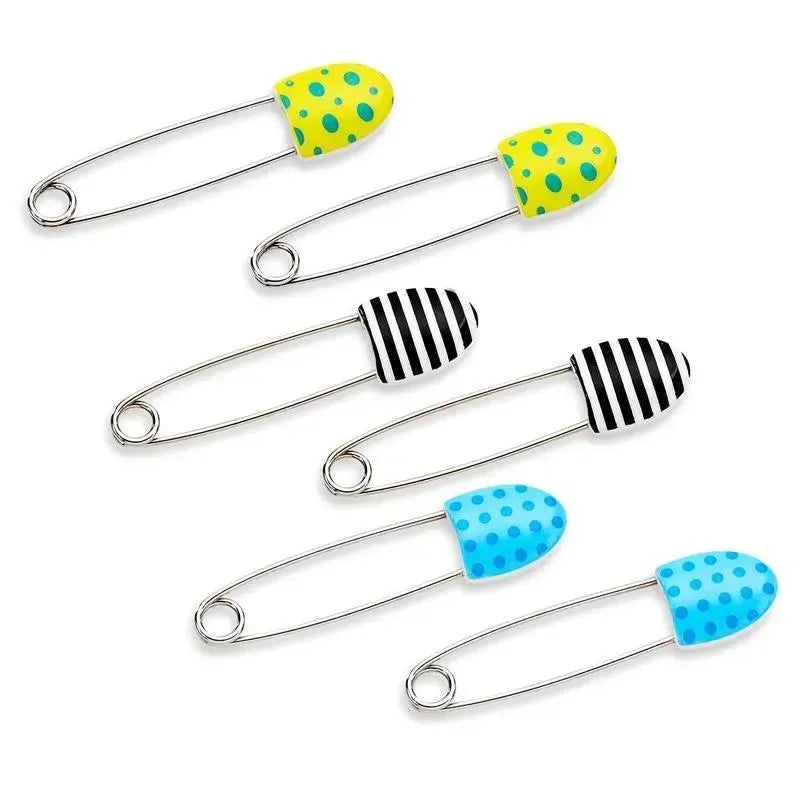 Sassy – 6Pk Decorative Diaper Pins