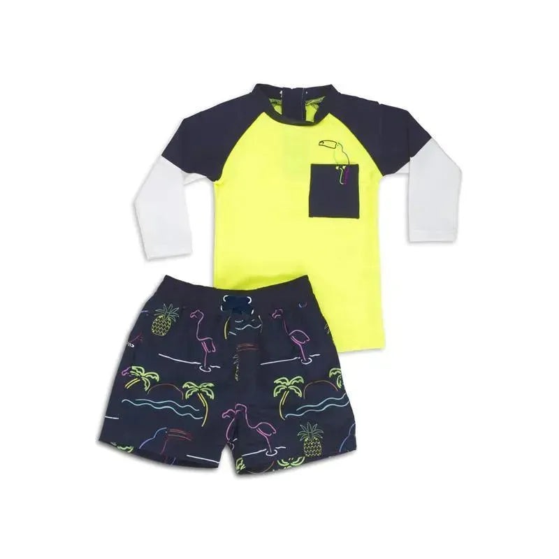 Shade Critters Neon Sign Rashguard Set