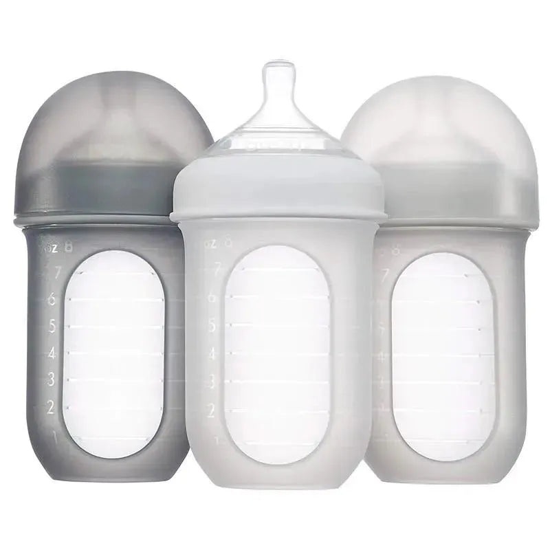 Boon – Nursh 8Oz Bottle 3Pk, Gray Multi