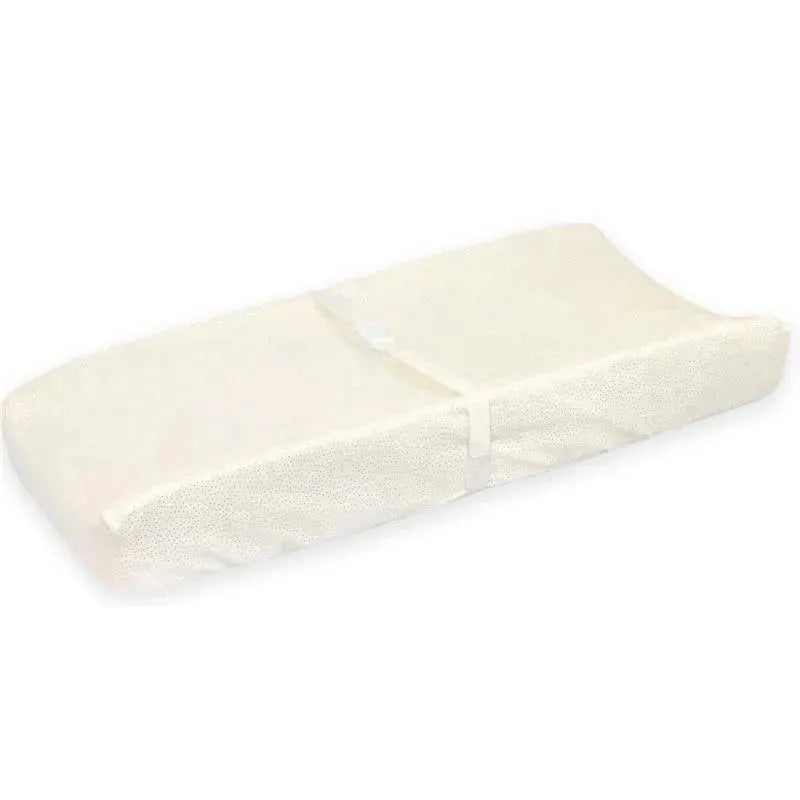 Just Born Sparkle Velboa Changing Pad Cover, Ivory