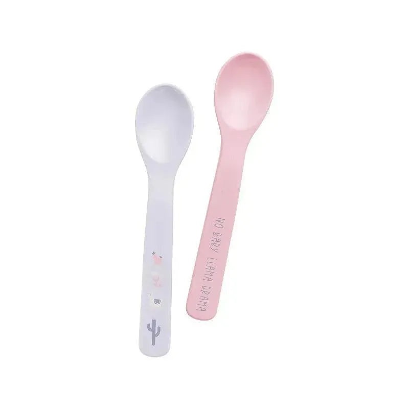 Stephen Joseph 100% Silicone Baby Spoons, Llama