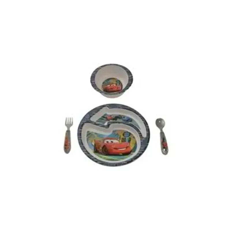 Tommy 4pc The First Years Cars Divided Plates For Kids