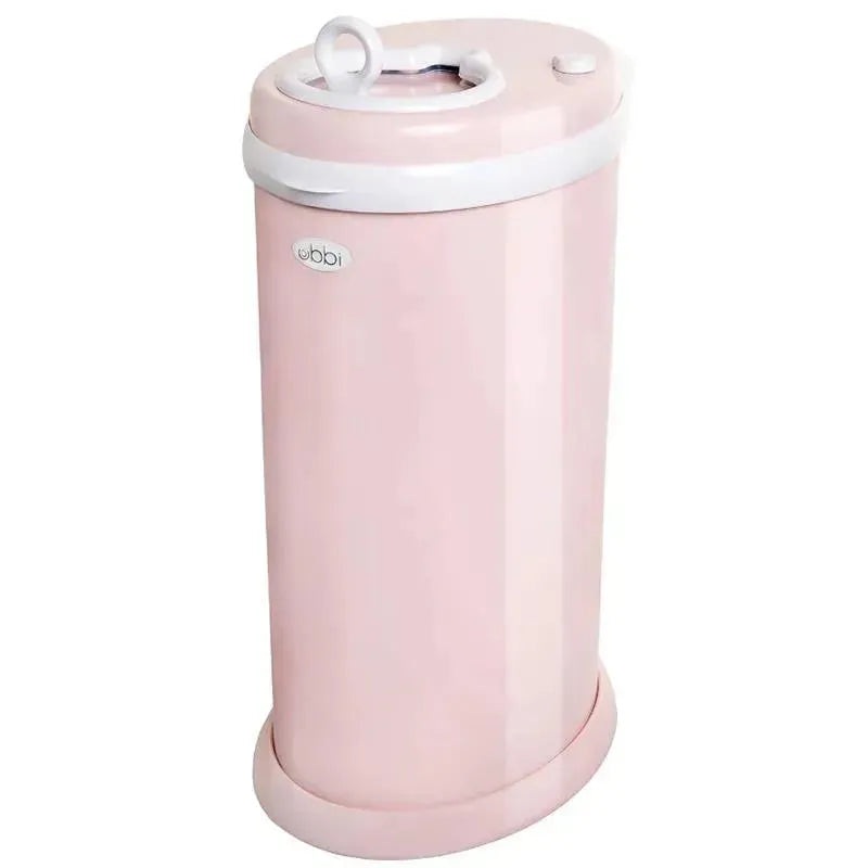 Ubbi – Steel Odor Locking Diaper Pail, Blush Pink
