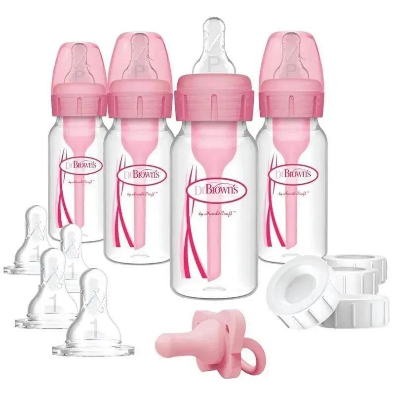 Dr. Brown’s – Breast to Bottle Feeding Set, Pink, 4 oz
