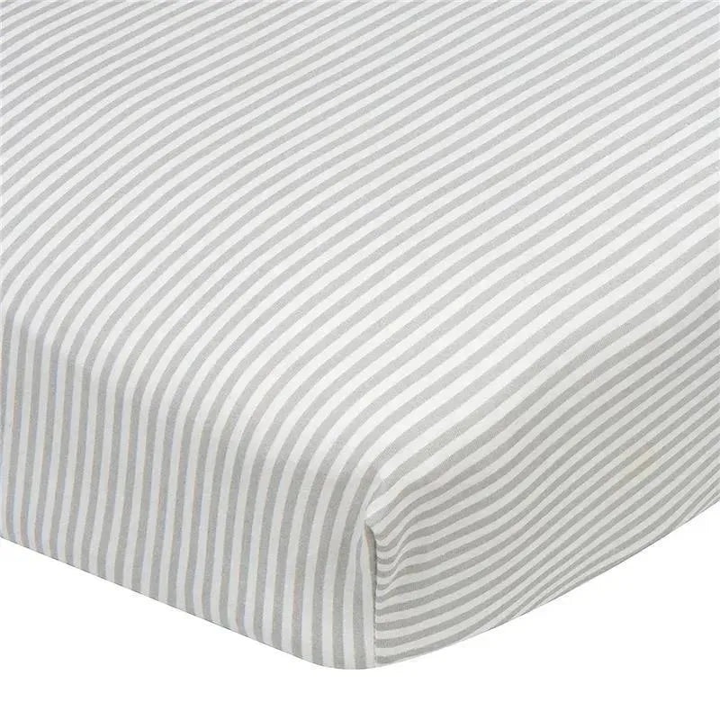 Gerber Bedding – 1Pk Fitted Baby Crib Sheet – Boy Woodland Stripes