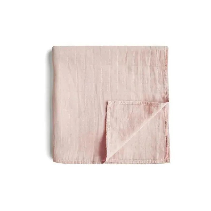 Mushie – Muslin Swaddle Blanket – Rose Vanila